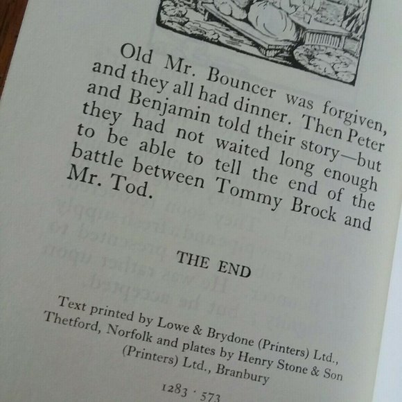 The Tale Of Mr Tod - Beatrix Potter (Frederick Warne And Co Hardback 1973 ed) - Picture 5 of 7